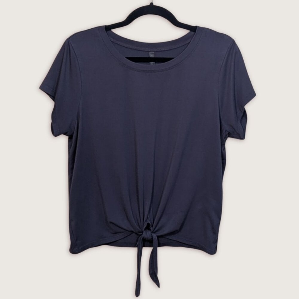 GAIAM Super Soft Yoga Top | Navy Large